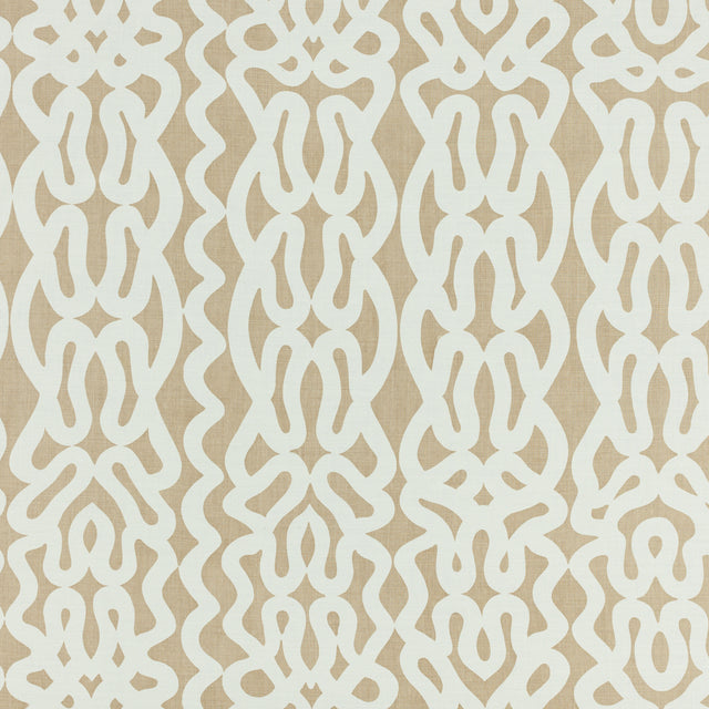 Schumacher 823B32 SURINAME in CAMEL Fabric - RAOUL TEXTILES