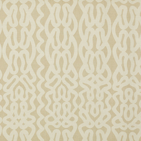 Schumacher 823N14 SURINAME in NATURAL Fabric - RAOUL TEXTILE