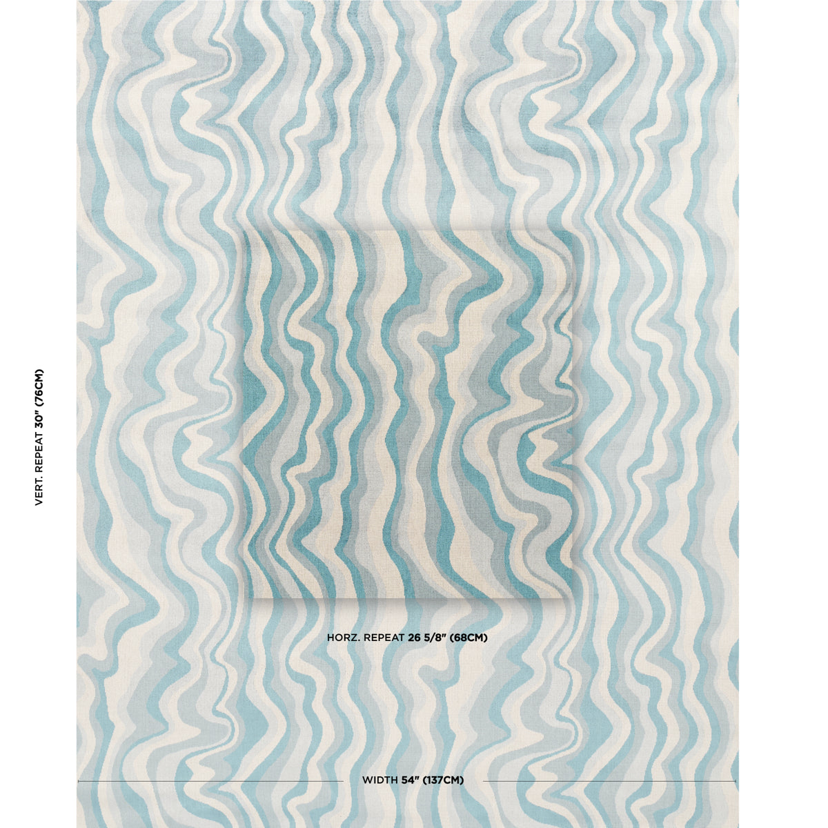 Schumacher Swirl Velvet Mineral Fabric - Eade's Wallpaper