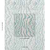 Schumacher Swirl Velvet Mineral Fabric - Eade's Wallpaper