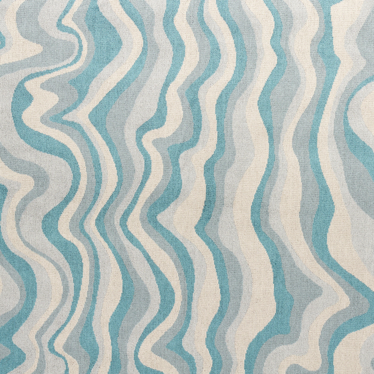 Schumacher Swirl Velvet Mineral Fabric - Eade's Wallpaper