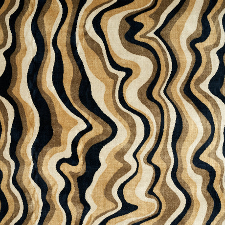 Schumacher Swirl Velvet Neutral Fabric - Eade's Wallpaper