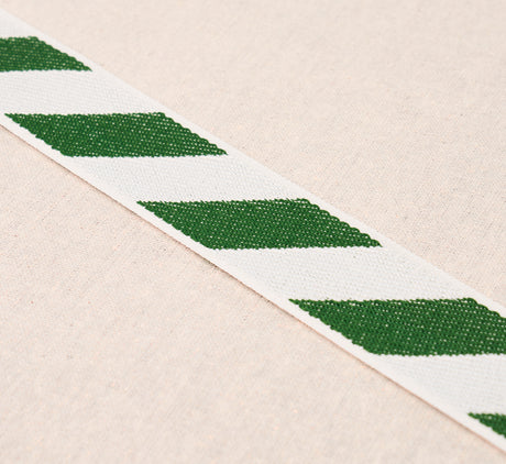 Schumacher 82422 AIRMAIL I INDOOR/OUTDOOR TAPE in GREEN AND 