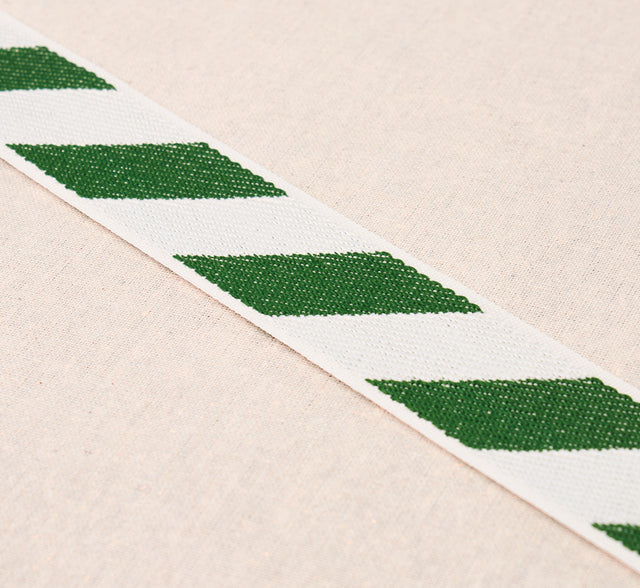 Schumacher 82422 AIRMAIL I INDOOR/OUTDOOR TAPE in GREEN AND 