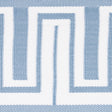 Schumacher 82440 ZEUS INDOOR/OUTDOOR TAPE in SKY Trim - MARY