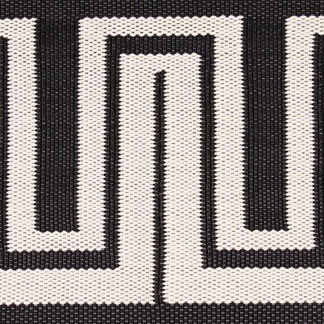 Schumacher 82442 ZEUS INDOOR/OUTDOOR TAPE in BLACK Trim - MA