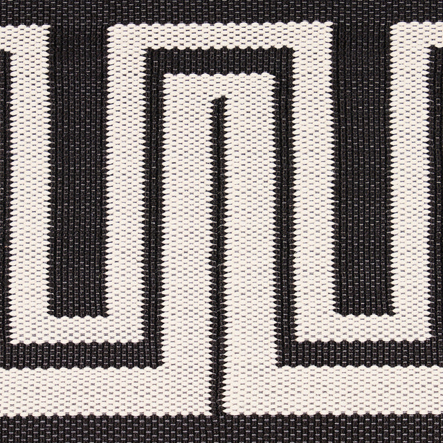 Schumacher 82442 ZEUS INDOOR/OUTDOOR TAPE in BLACK Trim - MA