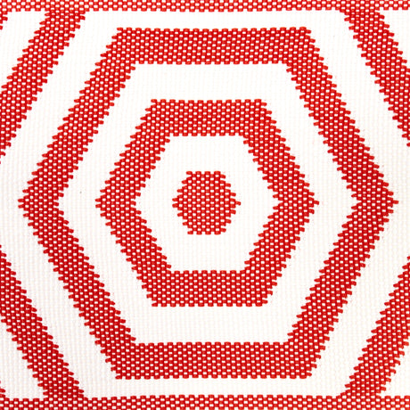 Schumacher 82450 BEES KNEES INDOOR/OUTDOOR TAPE in RED Trim 