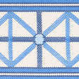 Schumacher 82460 NAPOLEON INDOOR/OUTDOOR TAPE in OCEAN Trim 