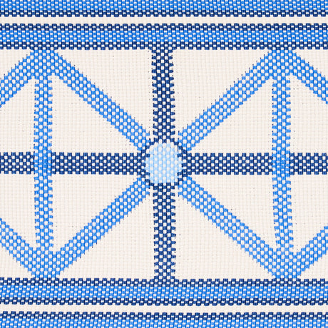 Schumacher 82460 NAPOLEON INDOOR/OUTDOOR TAPE in OCEAN Trim 