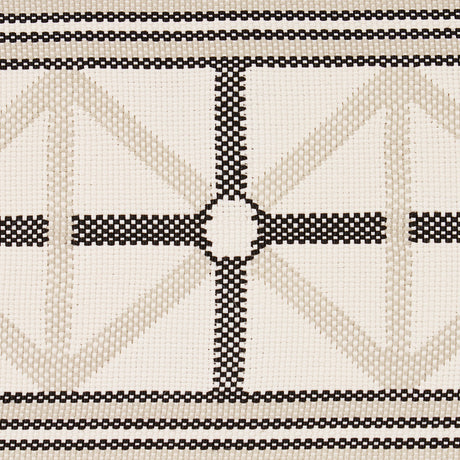 Schumacher 82462 NAPOLEON INDOOR/OUTDOOR TAPE in DOVE Trim -