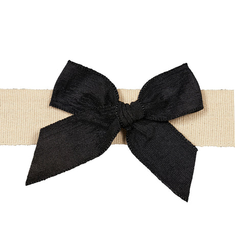 Schumacher 82471 CLAUDIA TAPE in BLACK ON NEUTRAL Trim - CHA