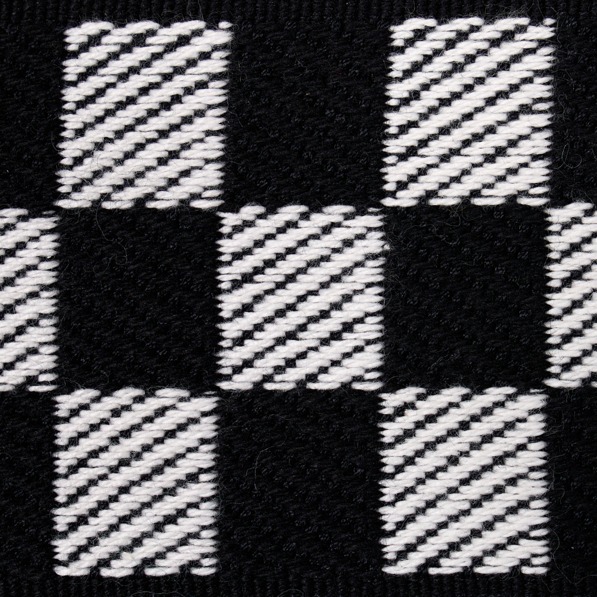 Schumacher 82480 ZEE TAPE in BLACK & IVORY Trim - CHARLAP HY