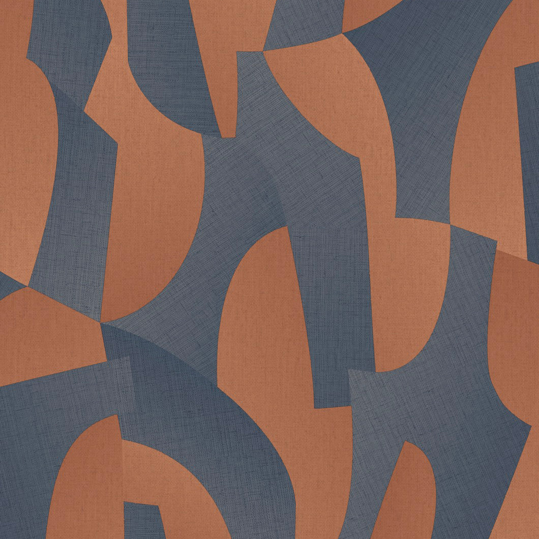 Veer Decor Sculpted Motion Dark Blue Wallpaper 8249-AG3