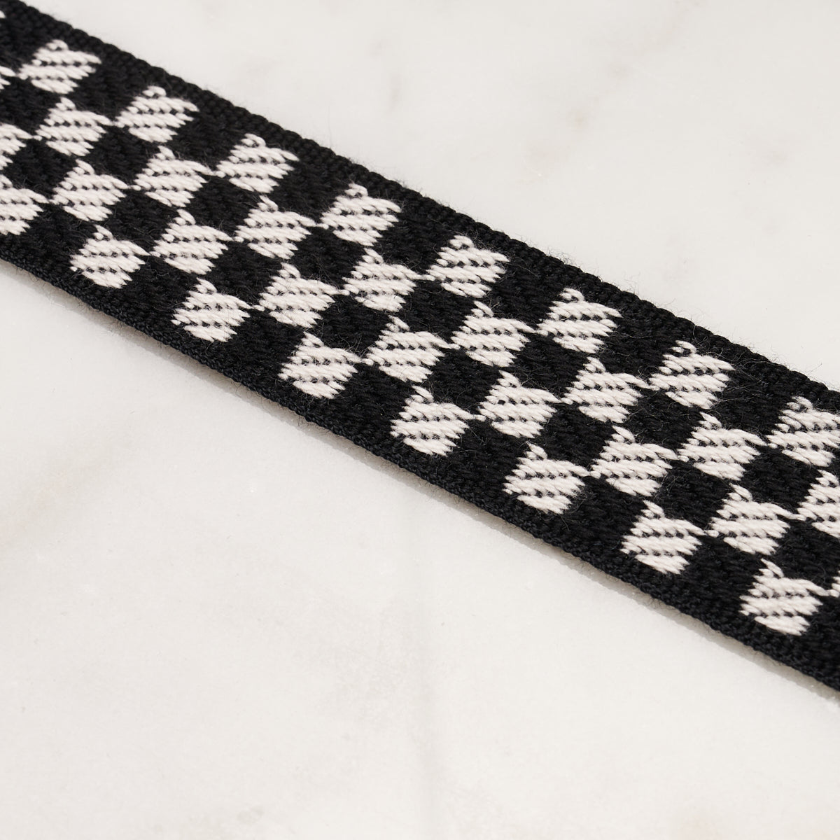 Schumacher 82490 ZEE TAPE NARROW in BLACK & IVORY Trim - CHA