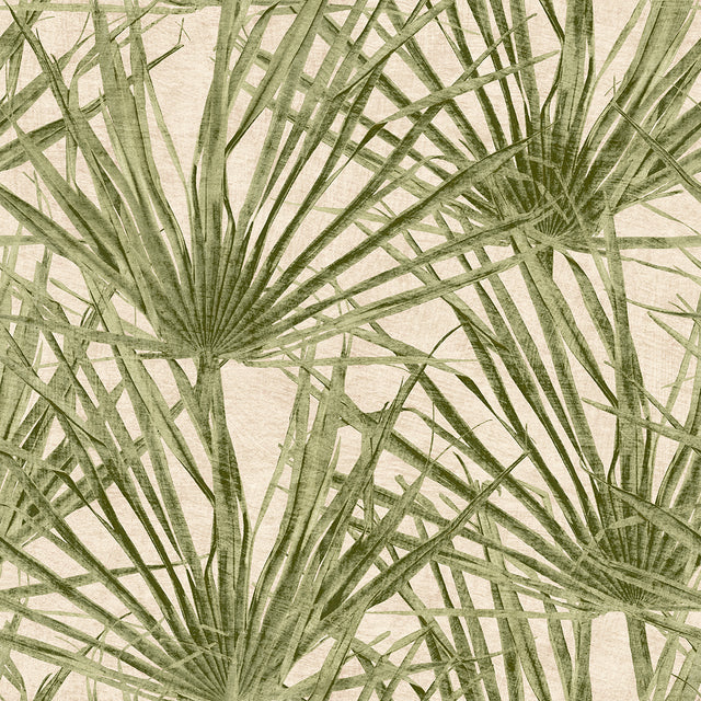 Veer Decor Palm Turtle Green Wallpaper 8250-AF3