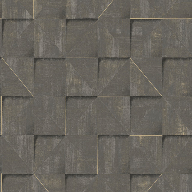 Veer Decor Prism Grid Brown Wallpaper 8252-AG4