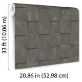 Veer Decor Prism Grid Brown Wallpaper 8252-AG4