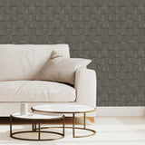 Veer Decor Prism Grid Brown Wallpaper 8252-AG4