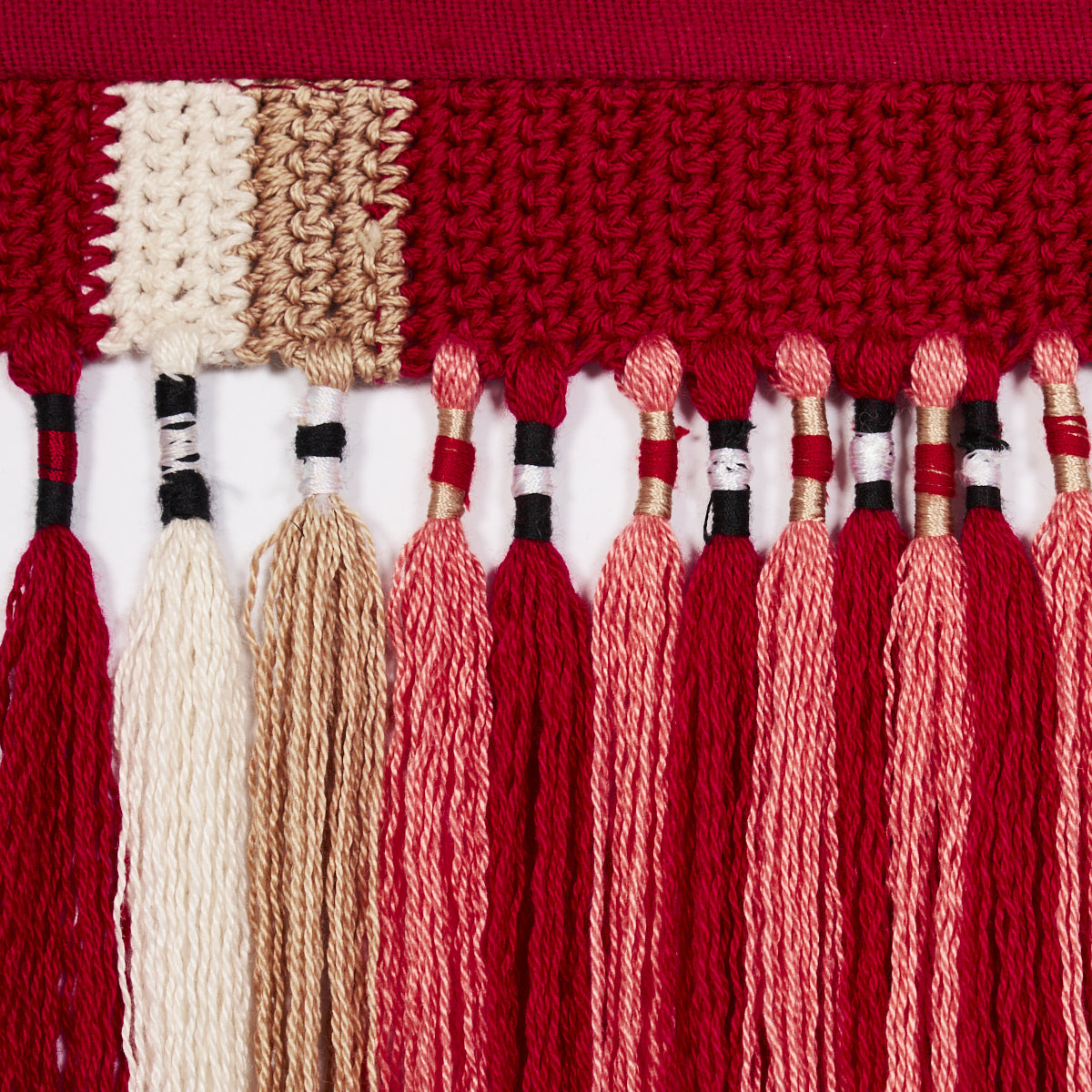 Schumacher 82520 EL MOROCCO HANDMADE TASSEL TRIM in WARM MUL