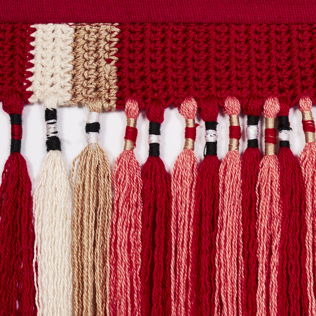 Schumacher 82520 EL MOROCCO HANDMADE TASSEL TRIM in WARM MUL