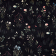 Schumacher Primavera Velvet Black Fabric - Eade's Wallpaper