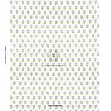 Schumacher Rosina Floral Cornflower Fabric - Eade's Wallpaper