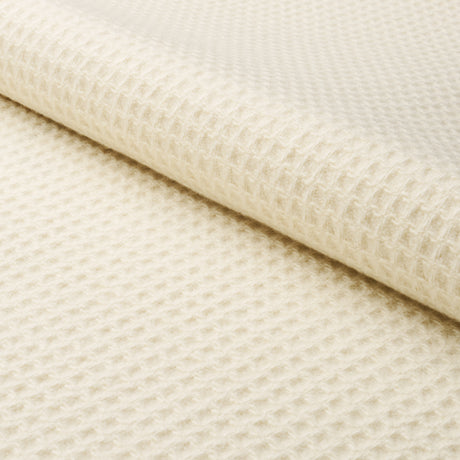 Schumacher Walden Wool Texture Ivory Fabric - Eade's Wallpaper