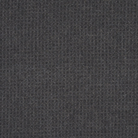 Schumacher Walden Wool Texture Charcoal Fabric - Eade's Wallpaper