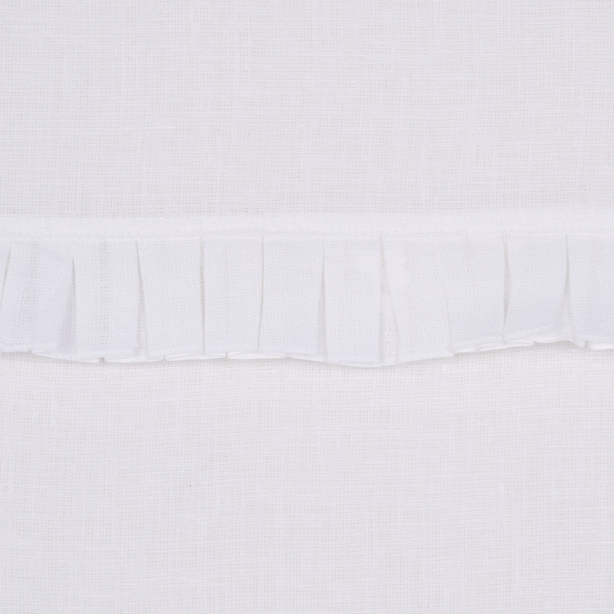Schumacher Dorothy Pleated Linen Ivory Fabric