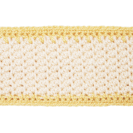 Schumacher 82671 SYLVIA CROCHET TAPE in BUTTERCUP Trim - NEW