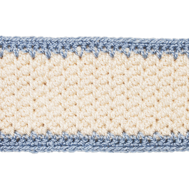 Schumacher 82672 SYLVIA CROCHET TAPE in CORNFLOWER Trim - NE