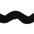 Schumacher 82724 RIC RAC TAPE LARGE in BLACK Trim - NEW OLD-