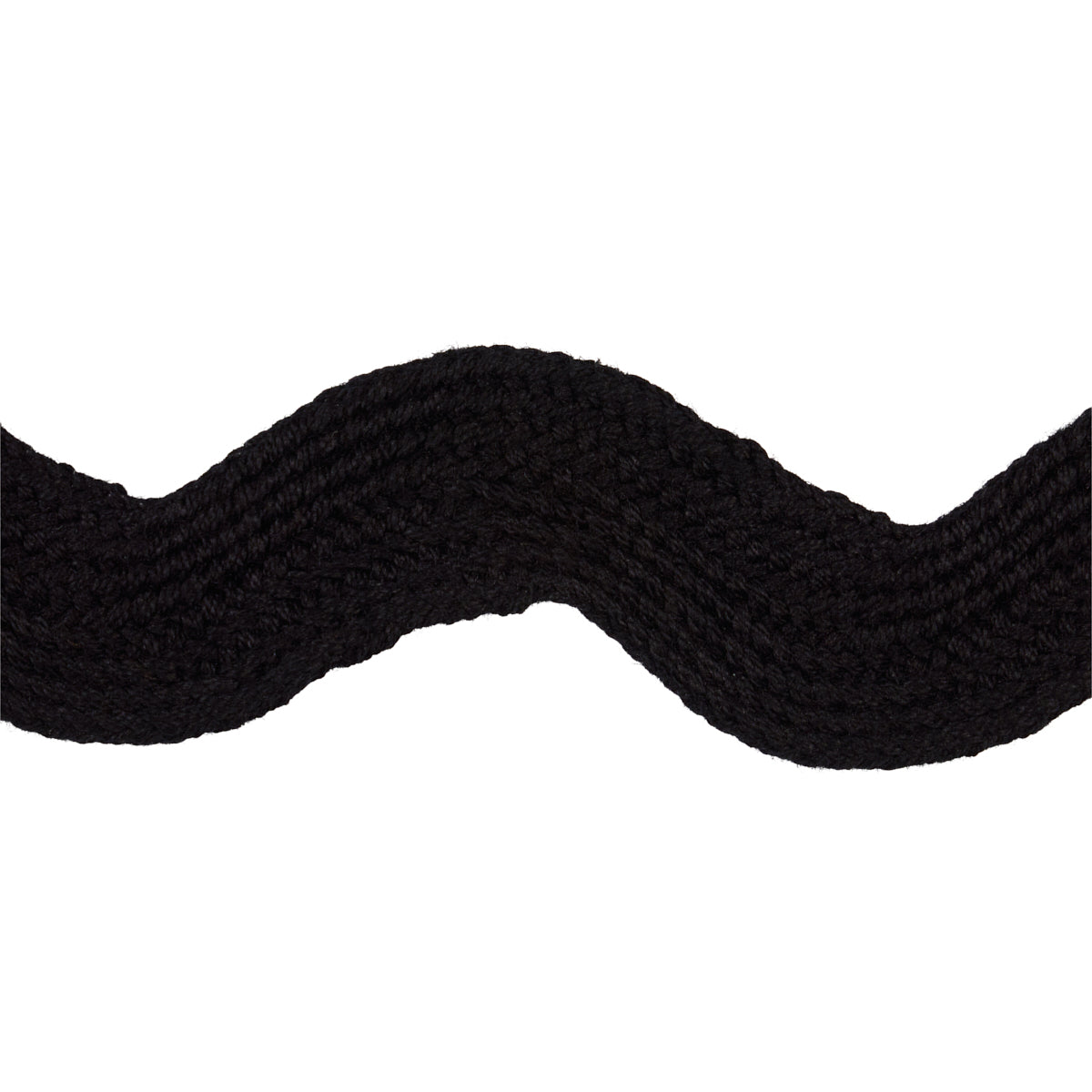 Schumacher 82724 RIC RAC TAPE LARGE in BLACK Trim - NEW OLD-