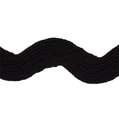 Schumacher 82724 RIC RAC TAPE LARGE in BLACK Trim - NEW OLD-