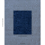 Schumacher Marisa Moire Velvet Lapis Fabric