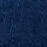 Schumacher Marisa Moire Velvet Lapis Fabric