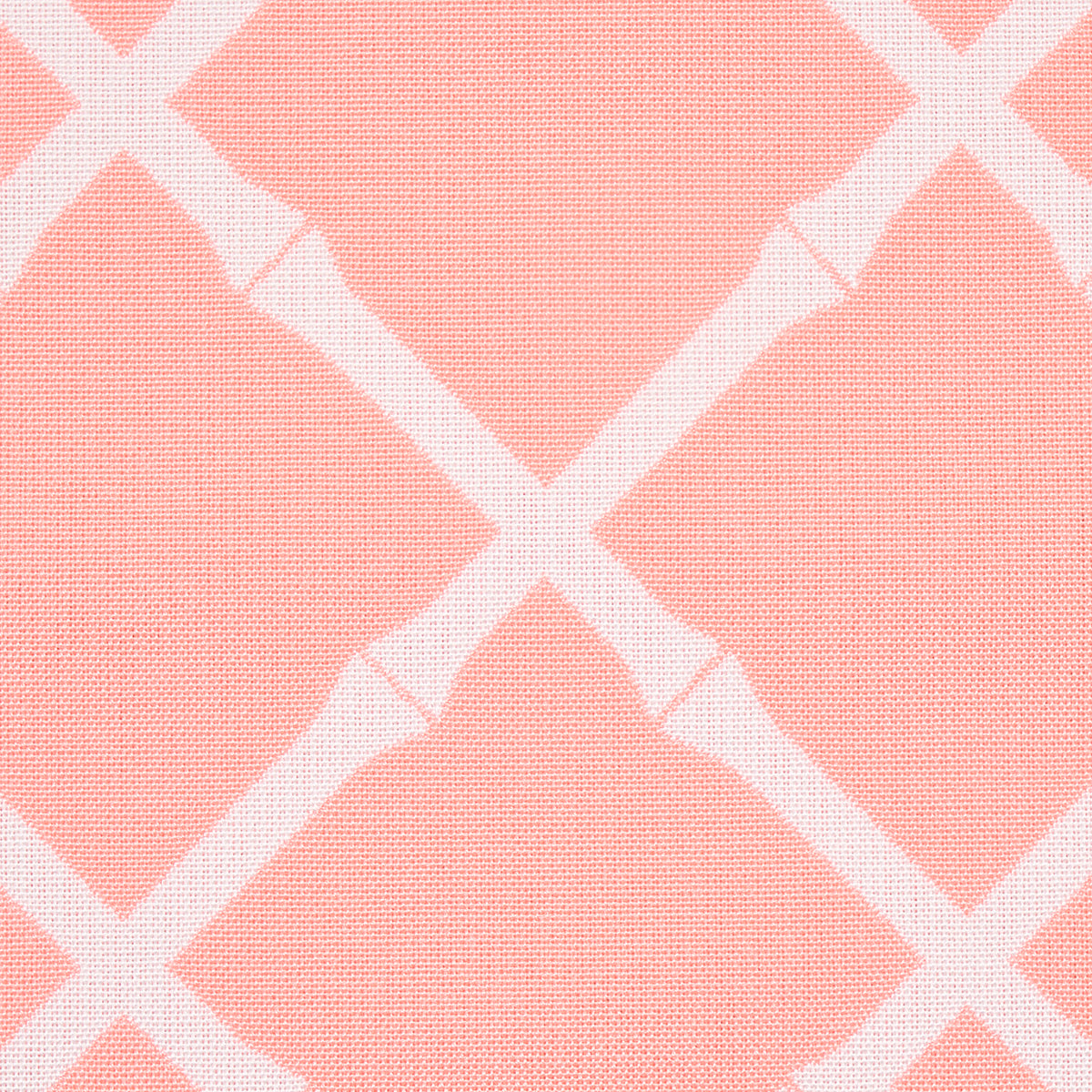 Schumacher Bamboo Trellis Indoor/Outdoor Pink Fabric