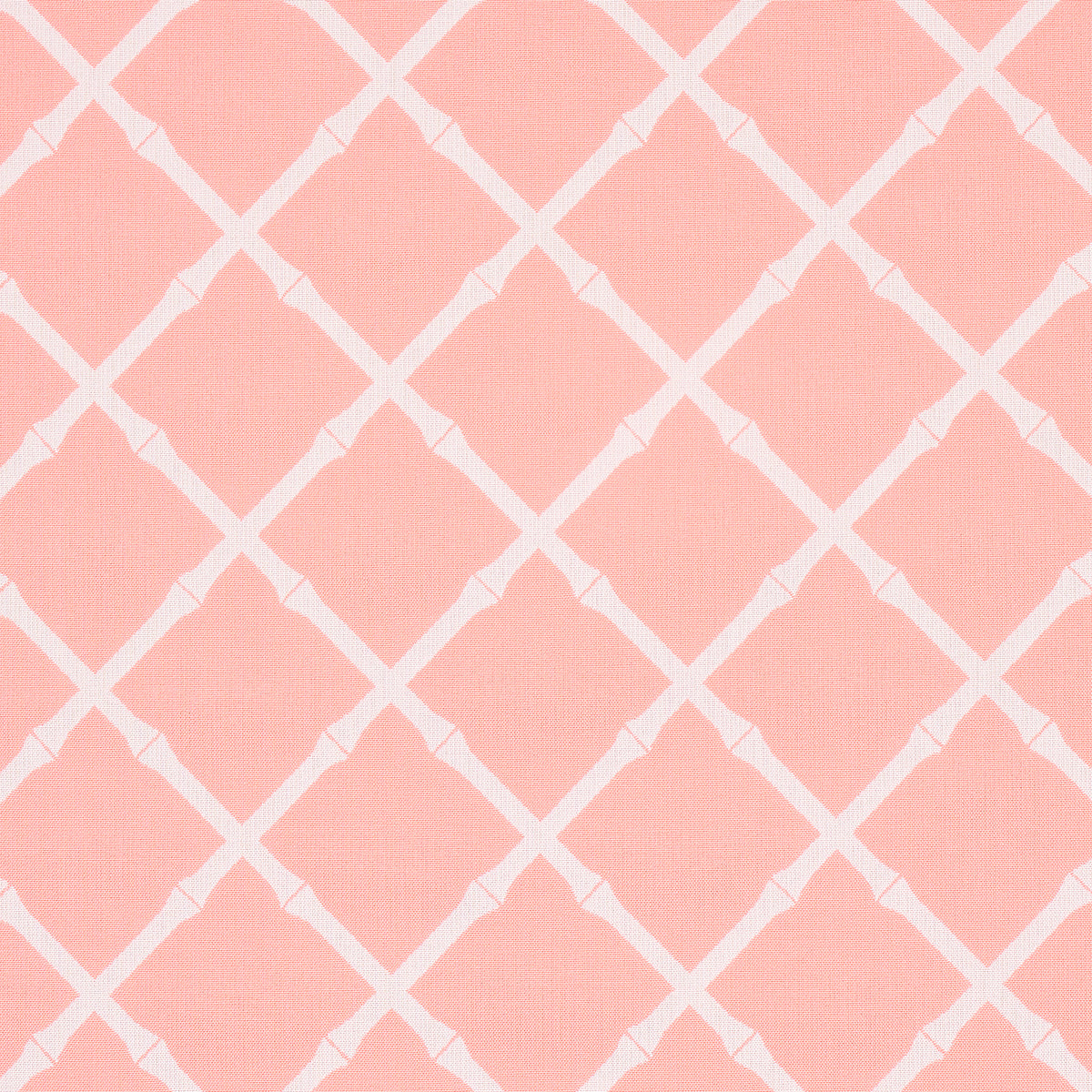 Schumacher Bamboo Trellis Indoor/Outdoor Pink Fabric