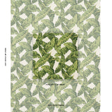 Schumacher Tropical Leaf Indoor/Outdoor Green Fabric - Eade's Wallpaper