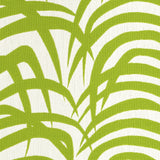 Schumacher Zebra Palm Woven Indoor/Outdoor Green Fabric