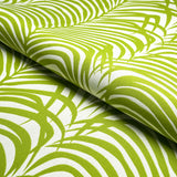 Schumacher Zebra Palm Woven Indoor/Outdoor Green Fabric