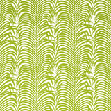 Schumacher Zebra Palm Woven Indoor/Outdoor Green Fabric