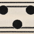 Schumacher 82790 BIANCA TAPE in IVORY NOIR Trim - REGINE