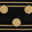 Schumacher 82791 BIANCA TAPE in GOLD NOIR Trim - REGINE
