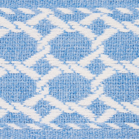 Schumacher 82821 LATTICE INDOOR/OUTDOOR TAPE in CHAMBRAY Tri