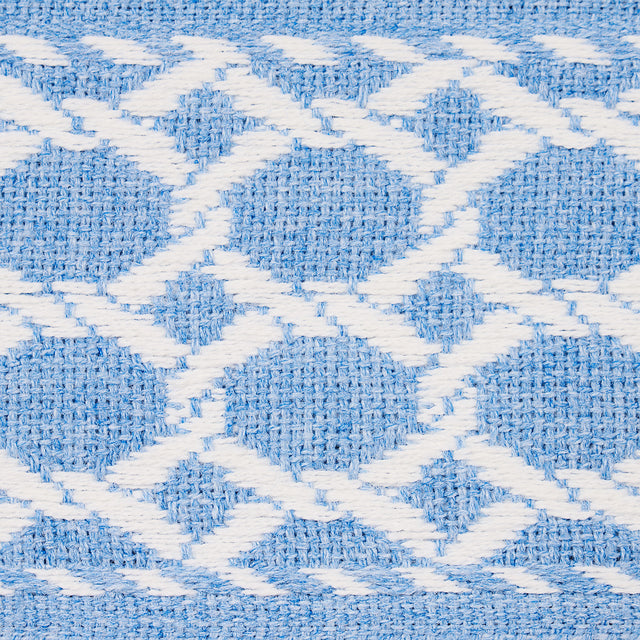 Schumacher 82821 LATTICE INDOOR/OUTDOOR TAPE in CHAMBRAY Tri