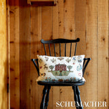 Schumacher Merrifield Sampler Document Fabric - Eade's Wallpaper