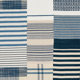 Schumacher Carlisle Patchwork Indigo Fabric