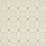 Schumacher Francestown Coverlet Leaf Fabric
